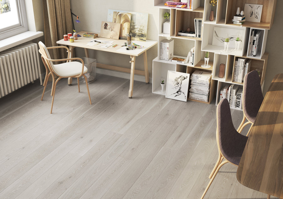 Driftwood Silver Sands Oak Plank installed