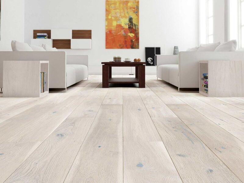 Driftwood Lichen White Oak Plank