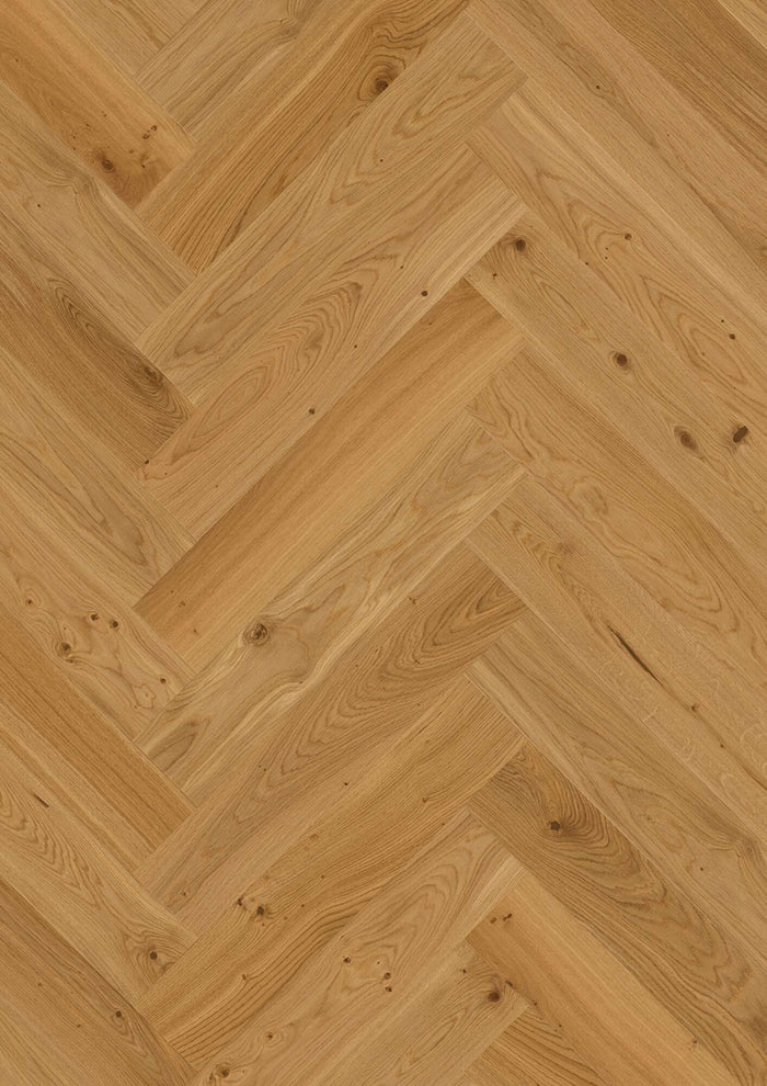 BOEN Herringbone Click Oak Transparent Animoso, Live Natural, A-plank