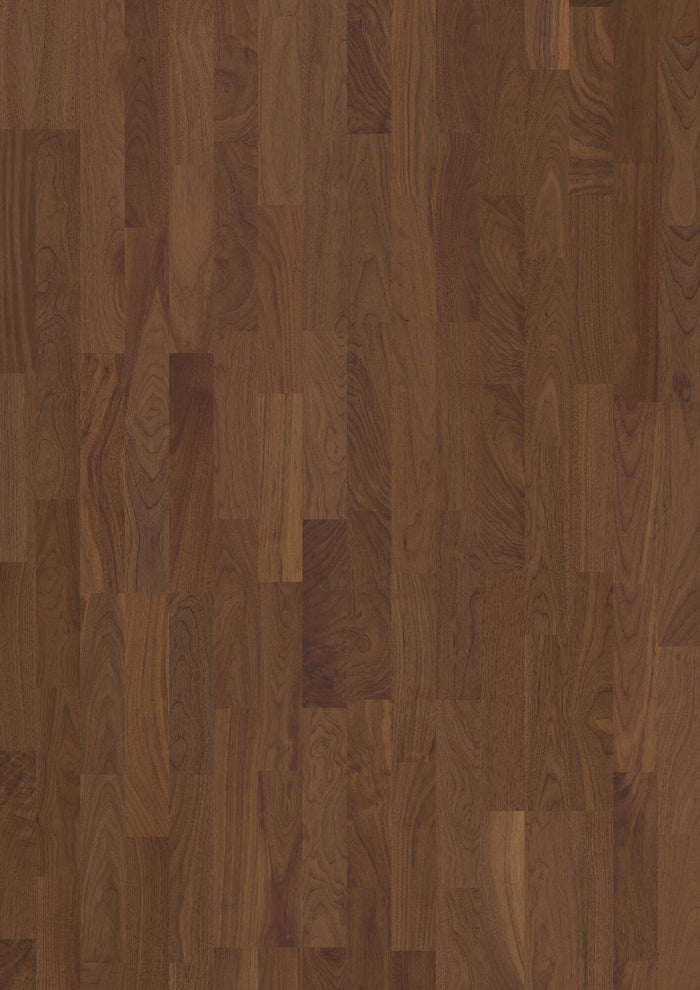 BOEN 3-Strip 14 mm American Walnut Transparent Andante, Live Matt