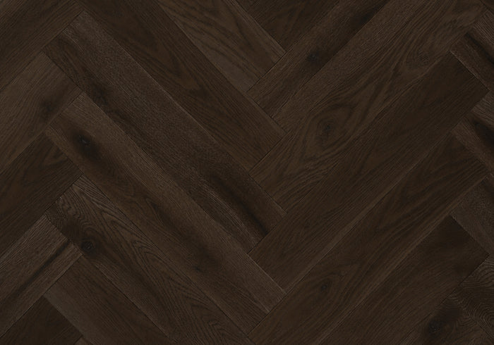 Pioneer Oak Herringbone · #208 Coffee Bean · Character · render