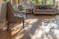 Natural Oak Plank installed