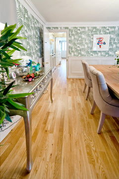 Driftwood Deckboard Oak Plank installed
