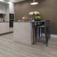 Silver Haze Oak Plank installed