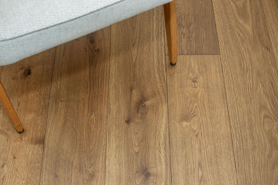 Smoked Oak Plank installed