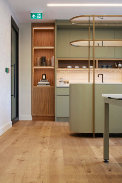 Smoked Oak Plank installed