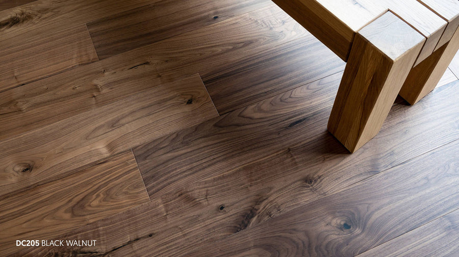 American Black Walnut Plank installed