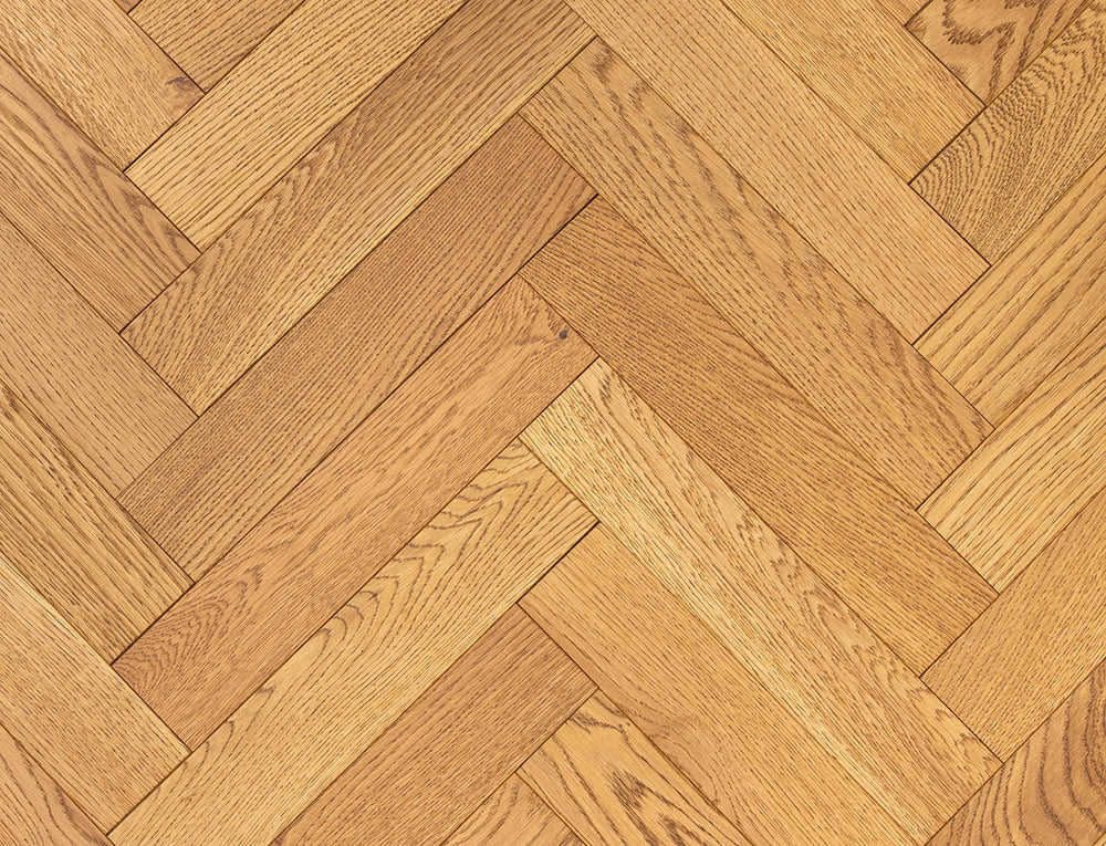 MarbledWhite Engineered Herringbone Oak