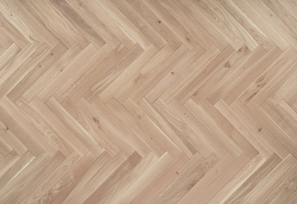 Tundra Seashell Oak Herringbone
