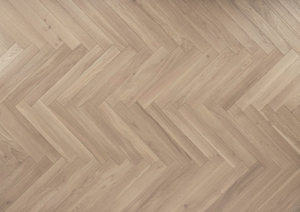 Tundra Misty Grey Oak Herringbone