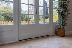 Shell Oak Herringbone installed