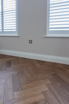 Autumn Oak Herringbone installed