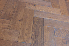 Espresso Oak Herringbone installed
