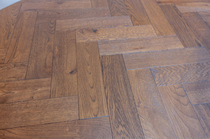 Espresso Oak Herringbone