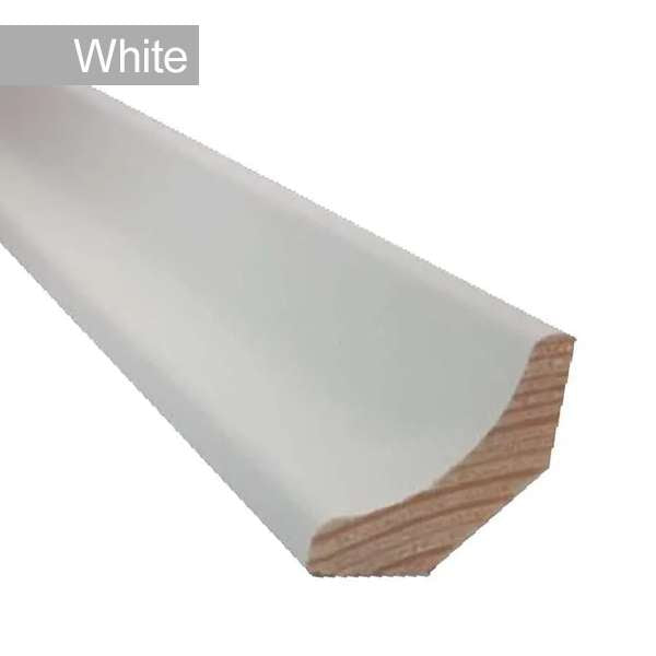White Painted Scotia 19x19mm 2.7m lengths
