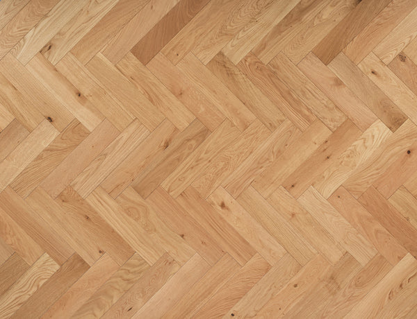 Brushed Matt Oak Herringbone