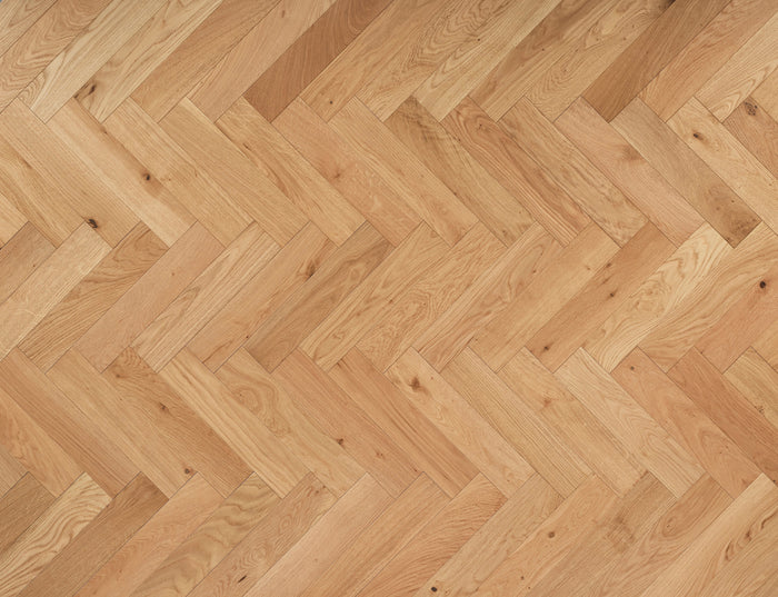Brushed Matt Oak Herringbone