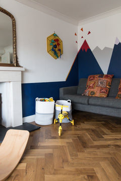 Smoked Oak Herringbone installed