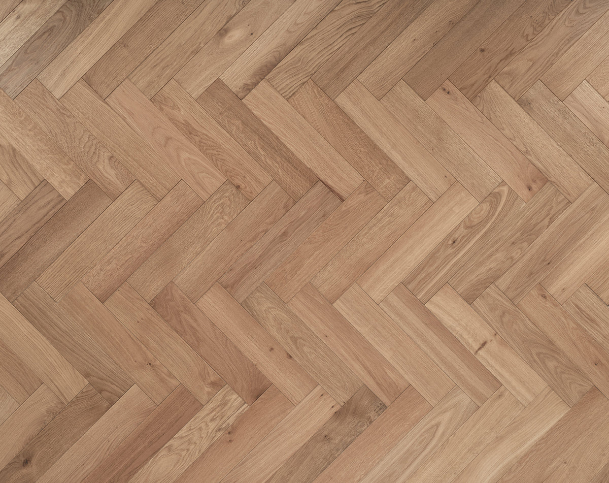 Smoked White Oak Herringbone