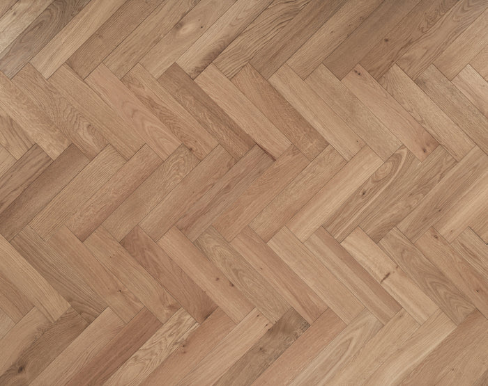 Smoked White Oak Herringbone