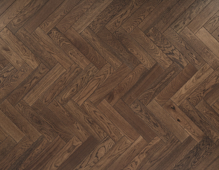 Tannery Brown Oak Herringbone