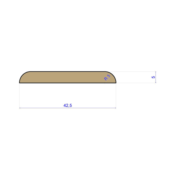 Flat Strip Standard 43x5mm