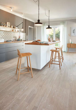 BOEN 3-Strip 14 mm Oak Grey Harmony Finale, Live Pure
