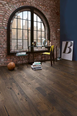BOEN Plank Castle Oak Antique Brown Espressivo, Live Natural