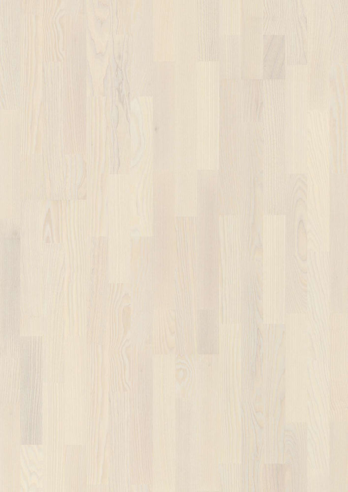 BOEN 3-Strip 14 mm Ash White Andante, Live Pure