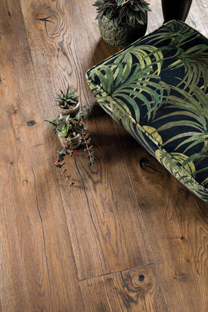 BOEN Plank Castle Oak Antique Brown Espressivo, Live Natural