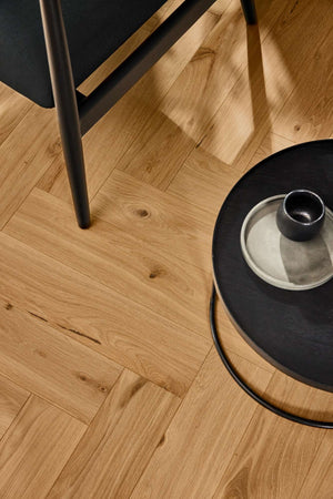 BOEN Herringbone Click Oak Transparent Vivo, Live Natural, A-plank