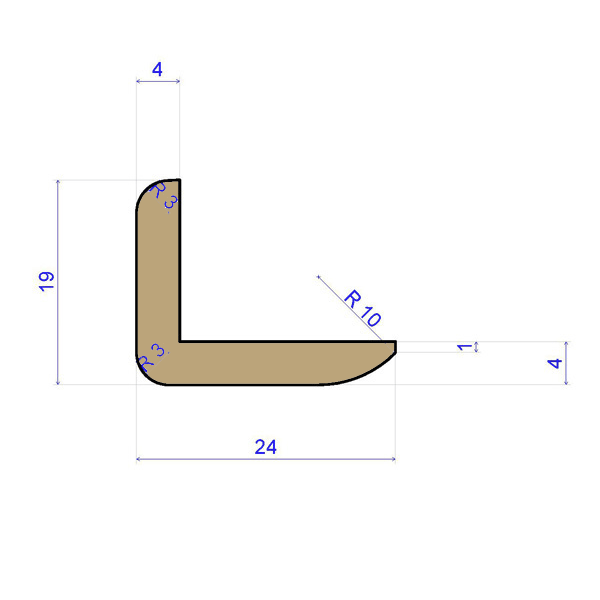 L-Bead B 24x19mm