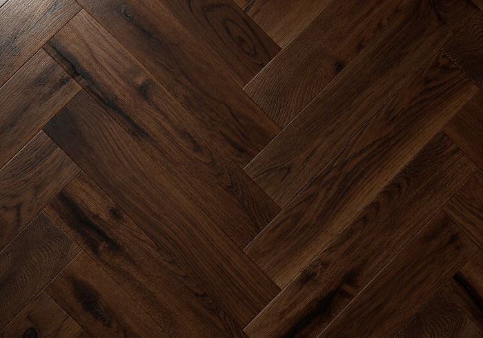 Pioneer Oak Herringbone · #116 Conker Skin · Character · render